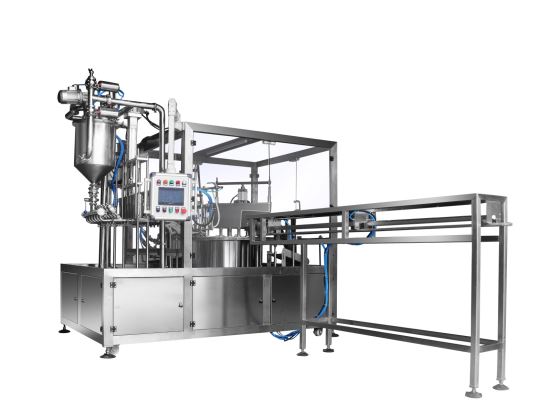 Automatic filling and capping machine