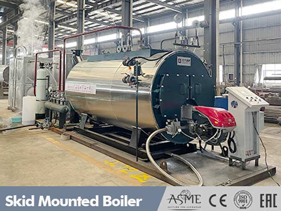 WNS series horizontal internal combustion chamber oil/gas boiler