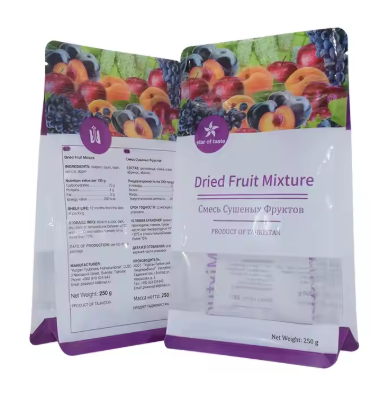 OEM Free Samples Flat Bottom Pouch Bags Custom Logo Food Grade Packaging Plastic PE Gravure Printing Seed Bag Moisture P