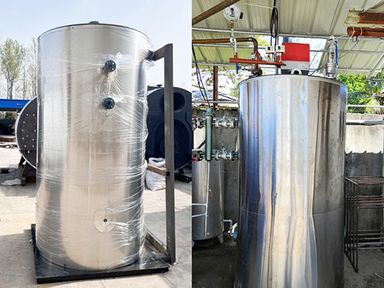 Vertical Gas Lpg Diesel Hot Water & Steam Boiler Generator