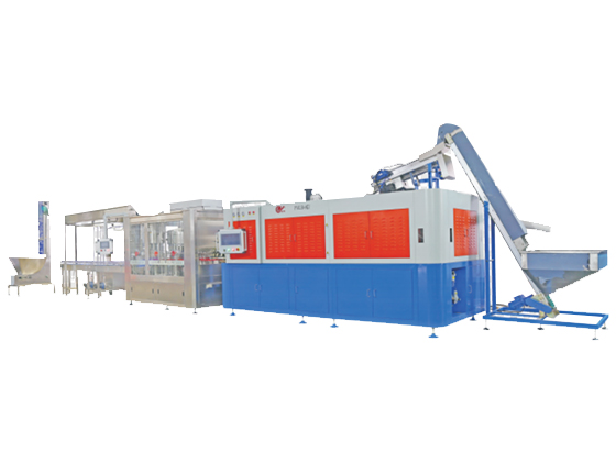PMLBGX-06-28-10A---Full-automatic high-speed linear blowing filling capping machine series
