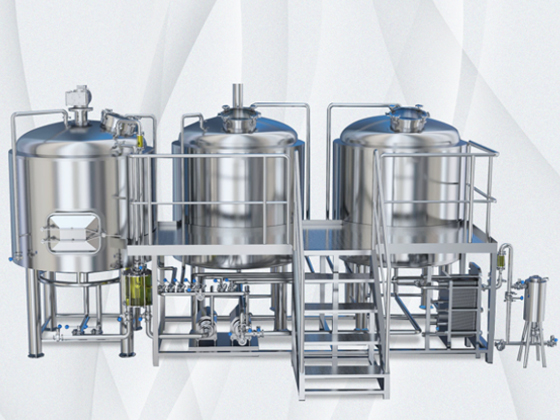 1000L 3 Vessel Beer Brewery Equipment