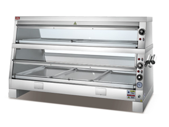 1.2M Mechanically operated display warming cabinet (manual water inlet)  IBWG-12M2