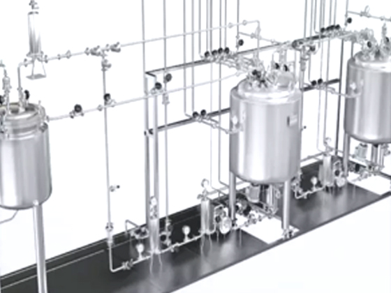 Liquid dispensing tank series