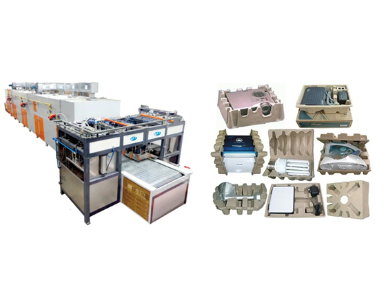 BST IPS8000 Waste Paper Pulp Forming Industrial Packaging Production Line