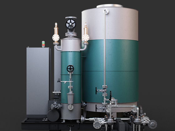 E steam generator---E-154
