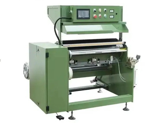 Automatic plastic film slitting rewinding machine & non woven roll to roll paper slitting machine ---TCJ-FJ800C