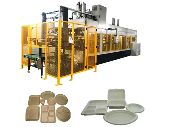 BESURE - BST TW8000 Paper plate Making Machine Bamboo Fiber Making Machine Pulp Tableware Machine