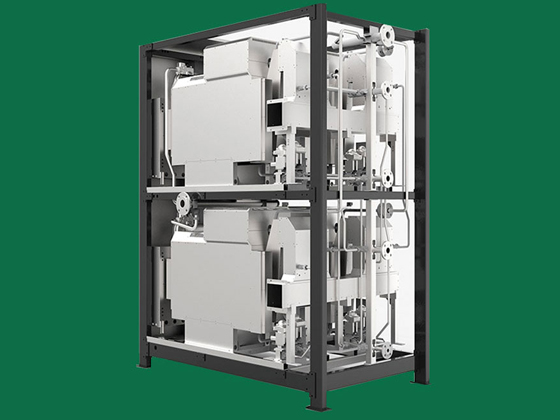 Compound chamber slightly superheated steam generator (2 tons)