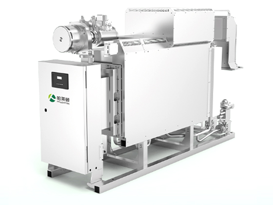 Compound chamber slightly superheated steam generator (1.3 tons)