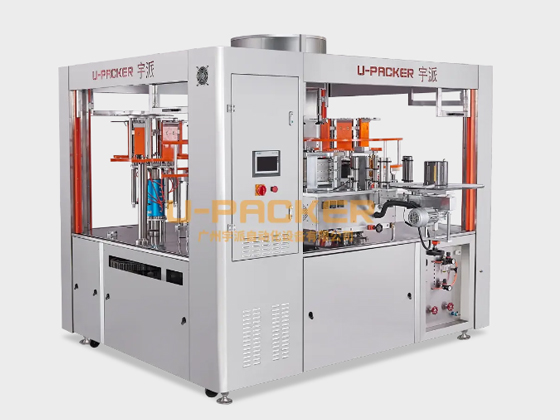 Rotary OPP Hot Melt Glue Labeling Machine For Round Bottle (5L-20L)---UHL-0606DY