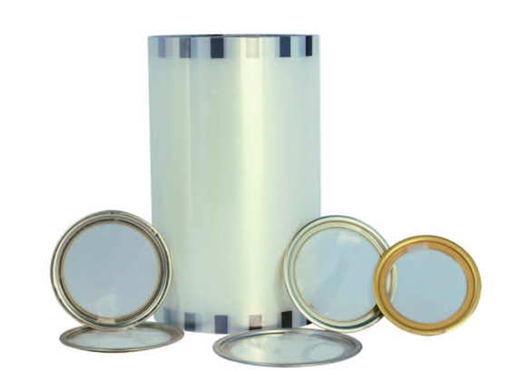 LAMINATED AND TRANSPARENT SEALING  FILM IN REEL FOR POE LID
