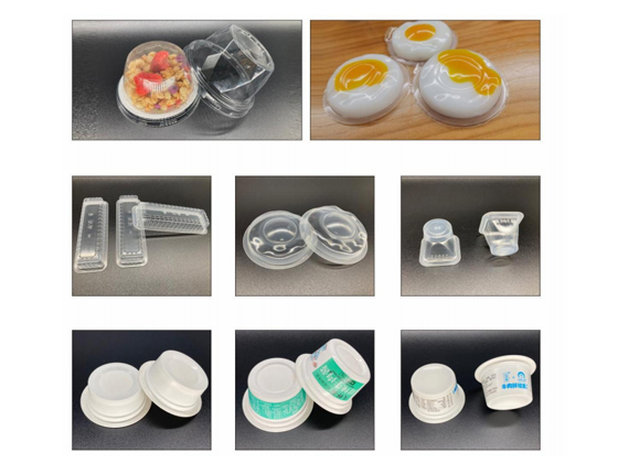 FOOD PACKAGING SEALING CUPS AND BOWLS