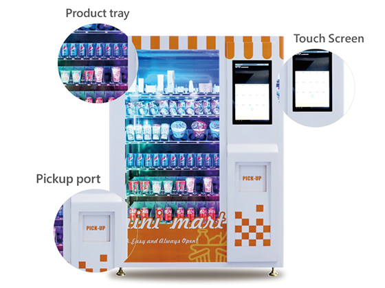 XY-mini mart Snack and drink vending machine