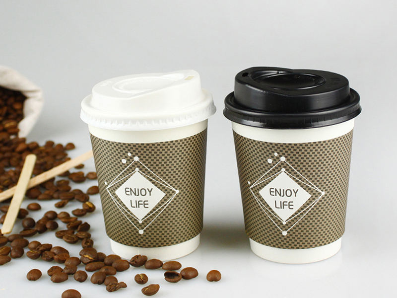 Disposable 7.5oz Double Wall Hot Paper Tea Cup