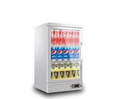 Bar refrigerated showcase, Supermarket glass display case