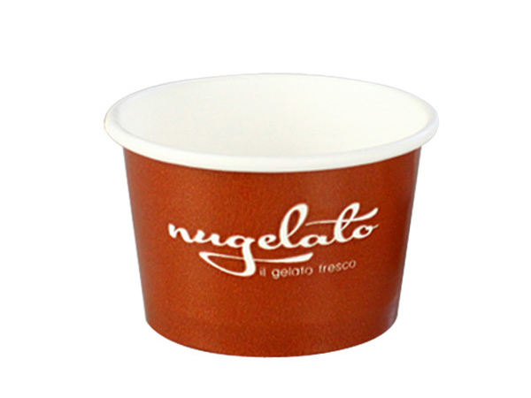 Disposable 3oz Round Ice Cream Paper Cup with Lid