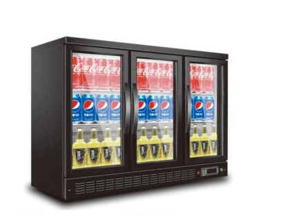 Bar refrigerated showcase, Supermarket glass display case