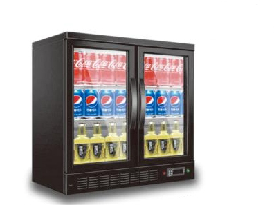 Bar refrigerated showcase, Supermarket glass display case