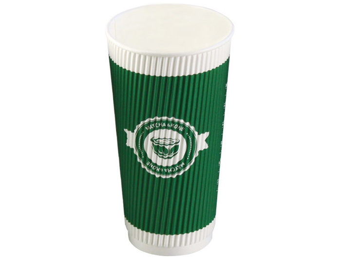 Food Grade 8oz Ripple Wall Hot Paper Coffee Cups