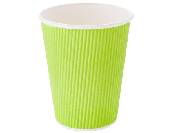 Food Grade 8oz Ripple Wall Hot Paper Coffee Cups