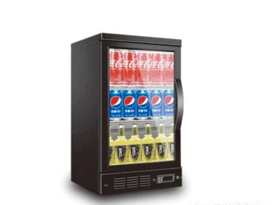 Bar refrigerated showcase, Supermarket glass display case