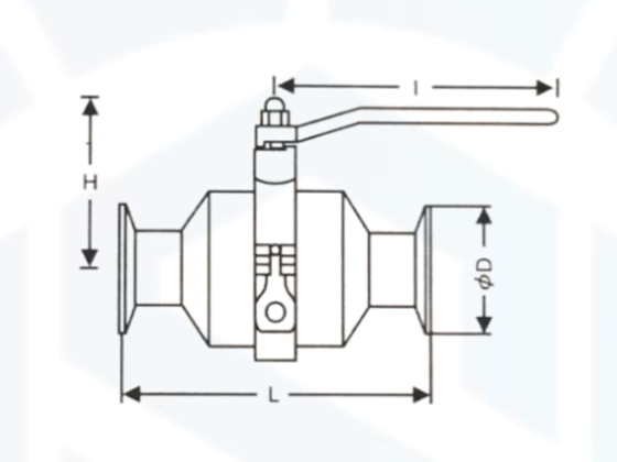 No hold-up ball valve