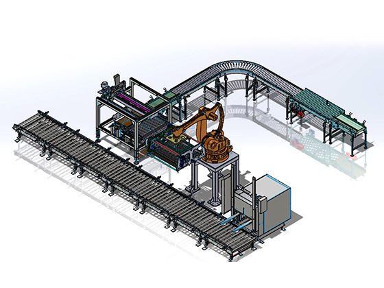Palletizing and depalletizing system