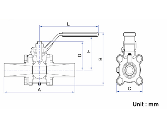 BUTT-WELD BALL VALVE 