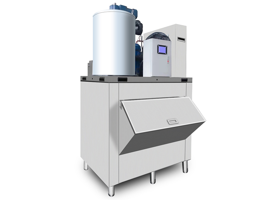 Flake Ice Machine Air-Cooled 2000 Lbs. With 1000 Lbs. Bin