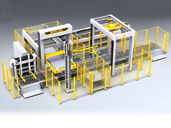 Palletizing and depalletizing system