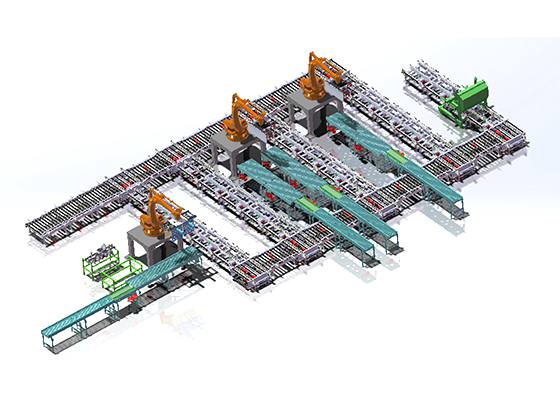 Palletizing and depalletizing system