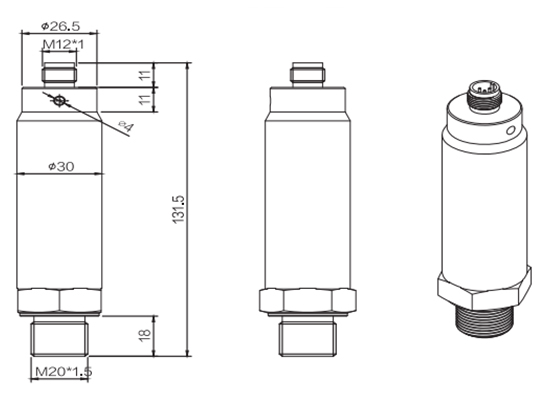 T24 Temperature and Pressure Integrated Transmitter