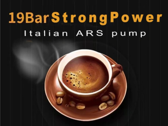 2022 New arrival fully automatic coffee maker with 19 bar stong power