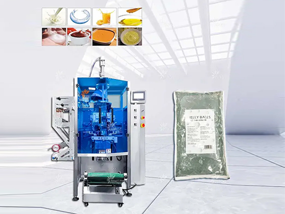 GH520VY VFFS 4 side sealing liquid pouch packing machine