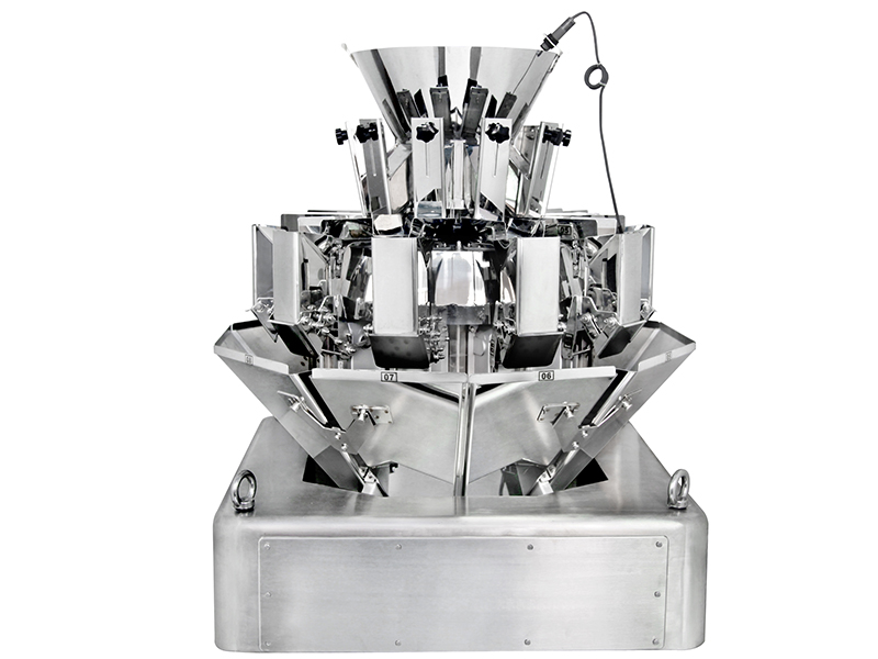 Modular 10 head linear weigher machine for weighing milk powder,sugar,salt ,seed ,rice