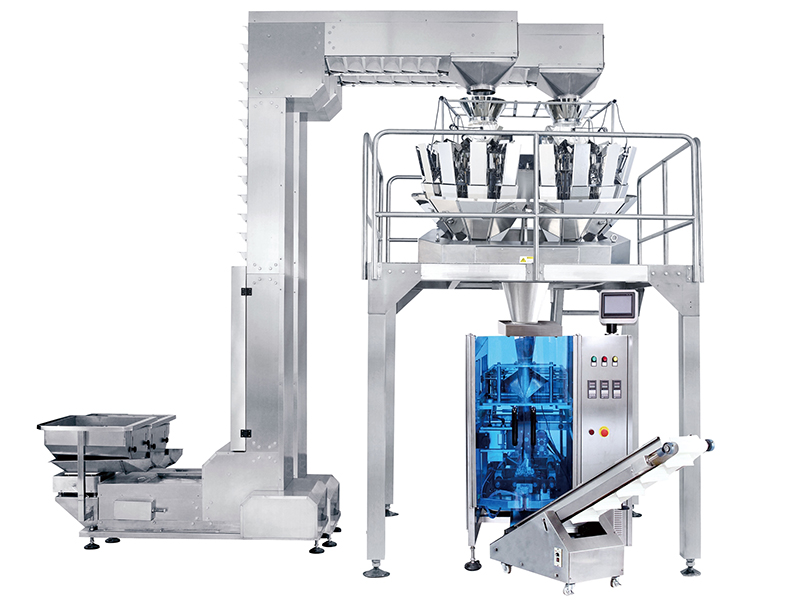 Multi-function frozen food packing machine for packaging frozen meat,nuts