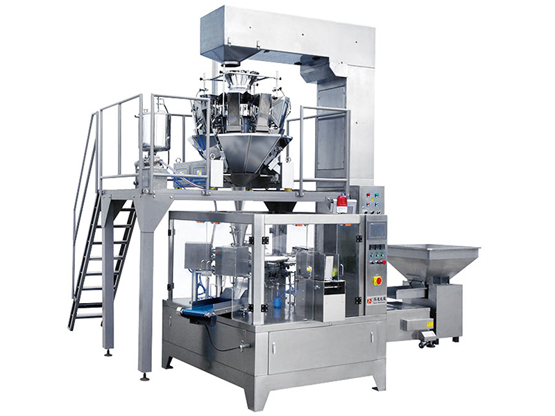 Multi-function frozen food packing machine for packaging frozen meat,nuts