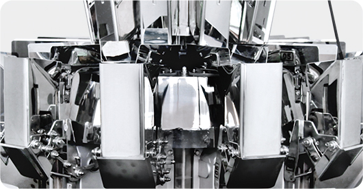 Modular 10 head linear weigher machine for weighing milk powder,sugar,salt ,seed ,rice
