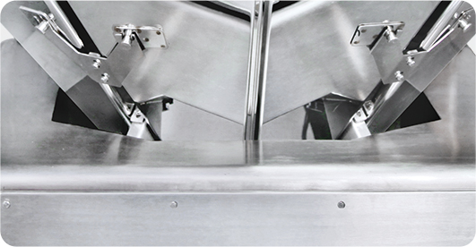 Modular 10 head linear weigher machine for weighing milk powder,sugar,salt ,seed ,rice