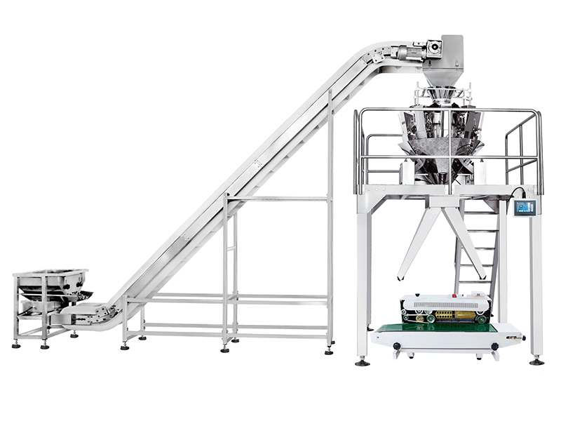 Manual vacuum conveyor sealing packaging machine for packaging powder,sugar,salt,seeds