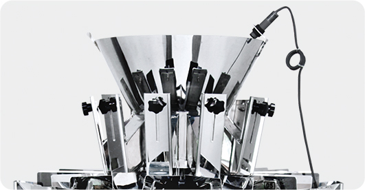 Modular 10 head linear weigher machine for weighing milk powder,sugar,salt ,seed ,rice