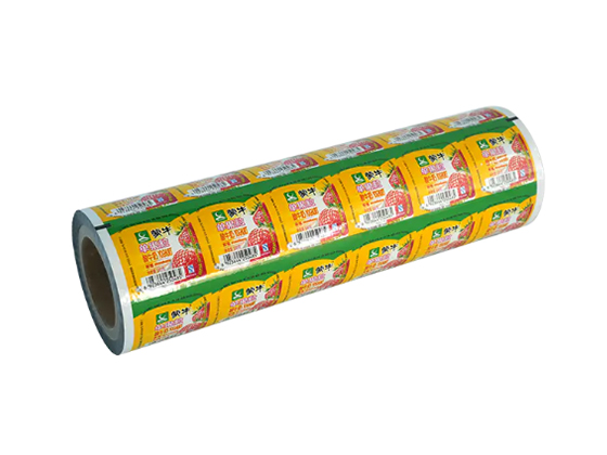 Yogurt PS cup sealing film