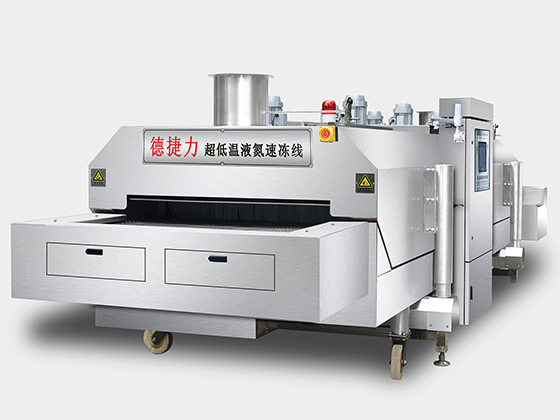 Liquid nitrogen tunnel quick freezer