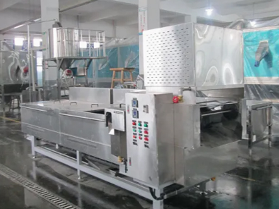 XYXZ-4 Industrial Continuous Food Frying Machine Snack Machinery