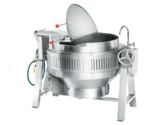  XYTG-200 Stainless Steel Tiltable Gas Heated Soup Cooking Pot Commercial Central Kitchen Equipment