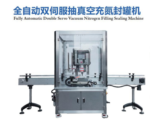 Fully Automatic Double Servo Vacuum Nitrogen Filling Sealing Machine