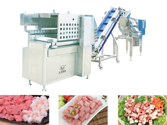 Dicing machine production line