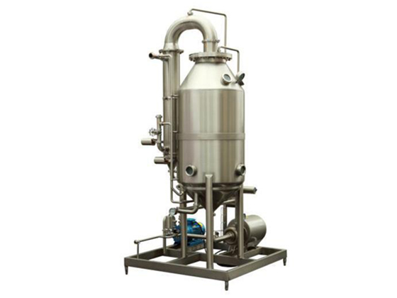 Vacuum flash vaporization machine