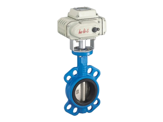 Electric Wafer-type Soft Sealed Butterfly Valve DN65
